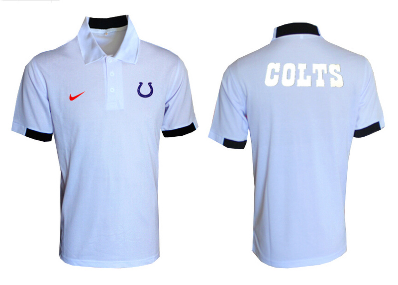 Nike Colts White Polo Shirt