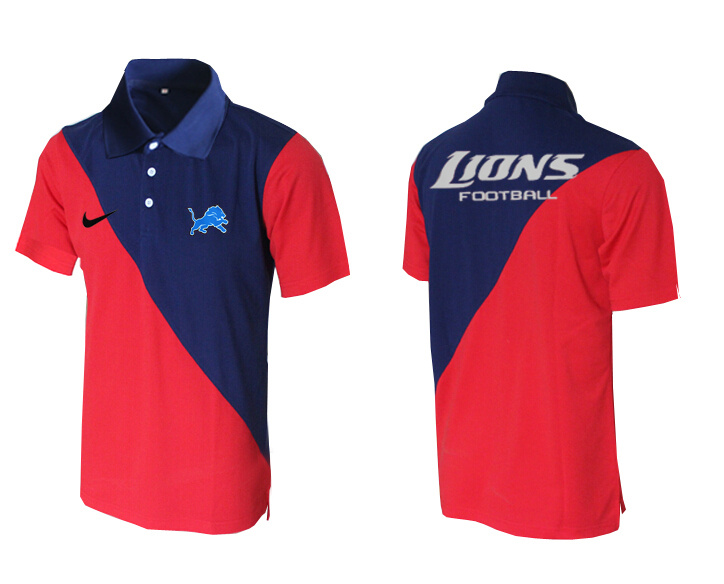 Nike Lions Blue And Red Polo Shirt