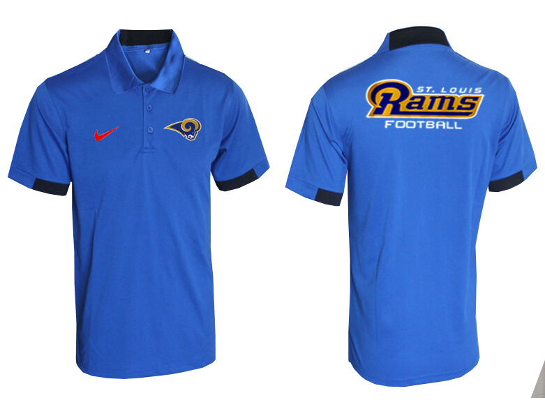 Nike Rams Blue Polo Shirt