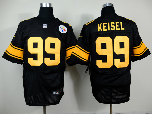 Nike Steelers 99 Keisel Black Pro Line Elite Jerseys
