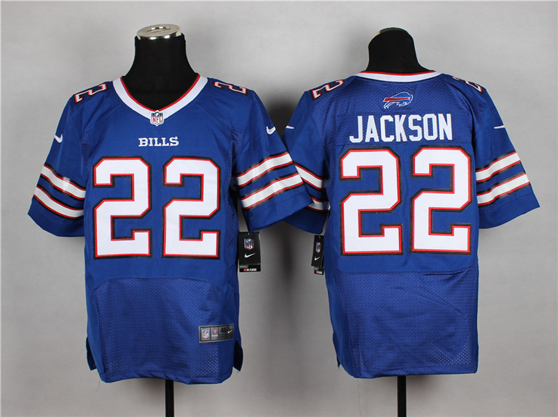Nike Bills 22 Jackson Blue New Elite Jersey