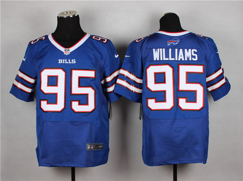 Nike Bills 95 Williams Blue Elite Jersey