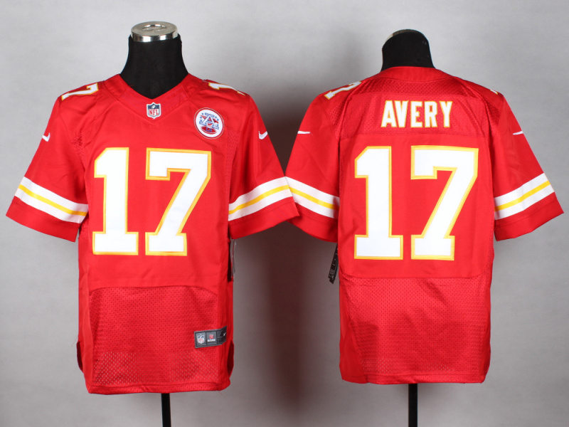 Nike Chiefs 17 Avery Red Elite Jersey