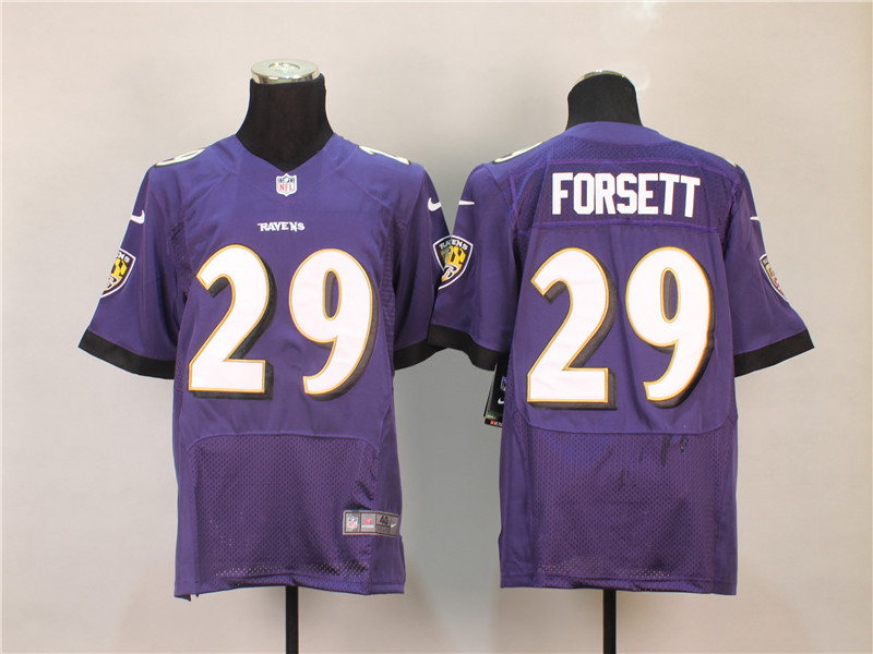 Nike Ravens 29 Forsett Purple Elite Jersey