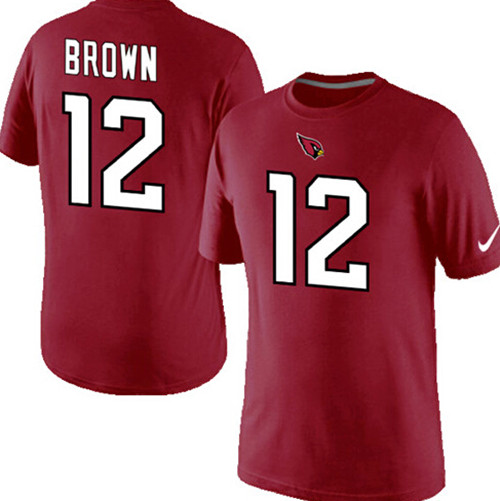 Nike Cardinals 12 Brown Player Name & Number T-Shirt Red2