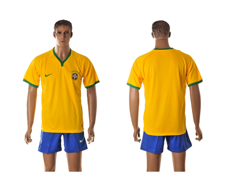 Brazil 2014 World Cup Home Soccer Jersey