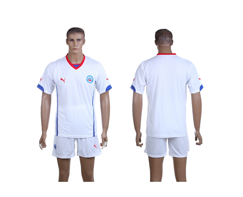 Chile 2014 World Cup Away Soccer Jersey