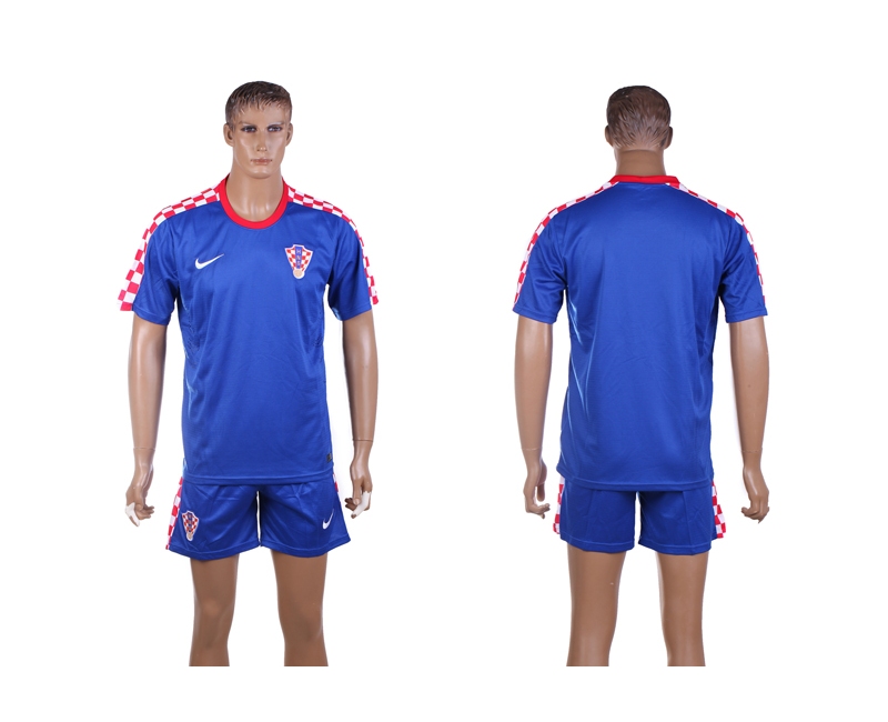Croatia 2014 World Cup Away Soccer Jersey