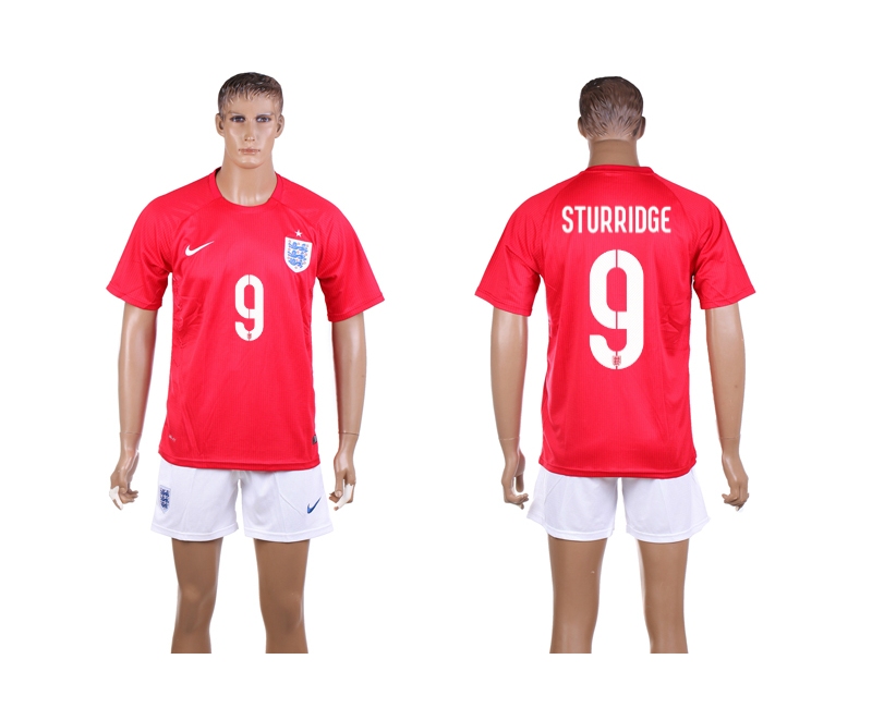 England 9 Sturridge 2014 World Cup Away Soccer Jersey