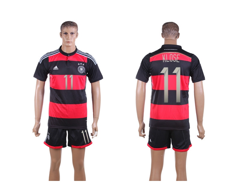 Germany 11 Klose 2014 World Cup Away Soccer Jersey