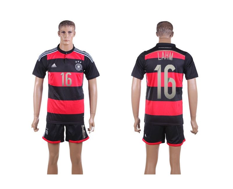 Germany 16 Lahm 2014 World Cup Away Soccer Jersey