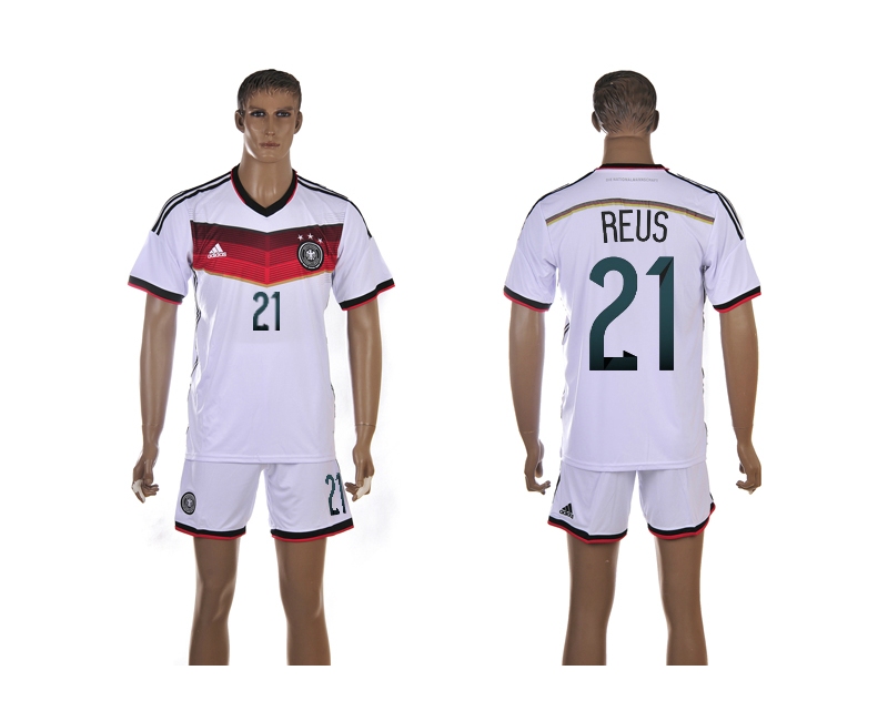 Germany 21 Reus 2014 World Cup Home Soccer Jersey