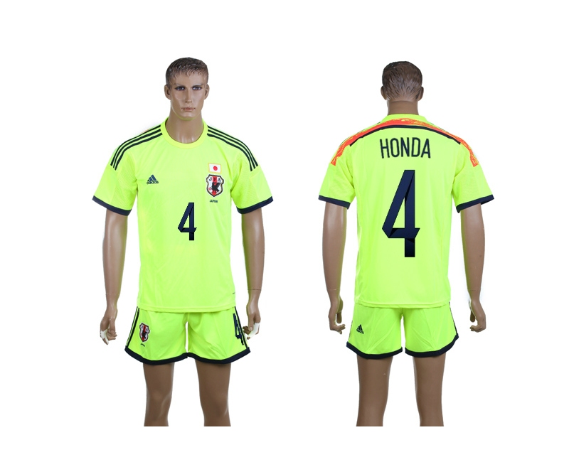 Japan 4 Honda 2014 World Cup Away Soccer Jersey