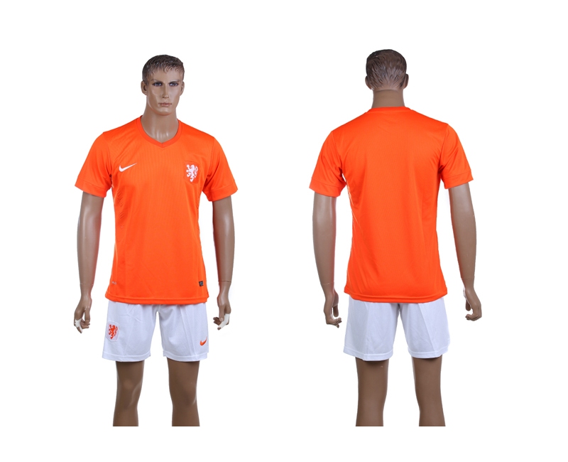 Netherlands 2014 World Cup Home Soccer Jersey