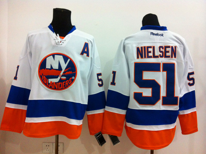 Islanders 51 Nielsen White Jerseys