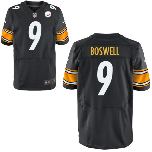 Nike Steelers 9 Chris Boswell Black Elite Jersey