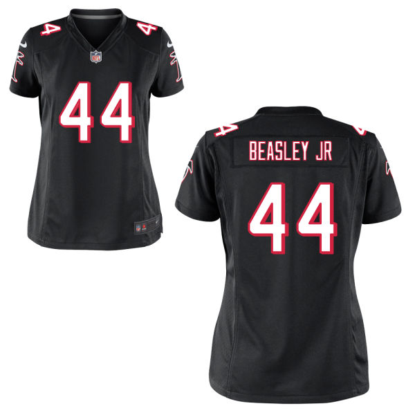 Nike Falcons 44 Vic Beasley Jr Black Women Game Jersey