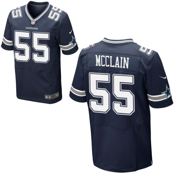 Nike Cowboys 55 Rolando McClain Blue Elite Jersey