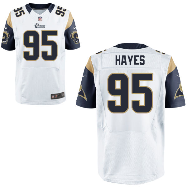 Nike Rams 95 William Hayes White Elite Jersey