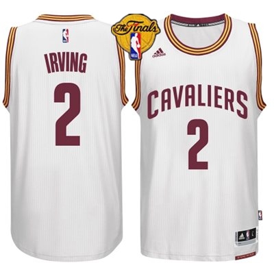 Cavaliers 2 Irving White 2015 NBA Finals New Rev 30 Jersey
