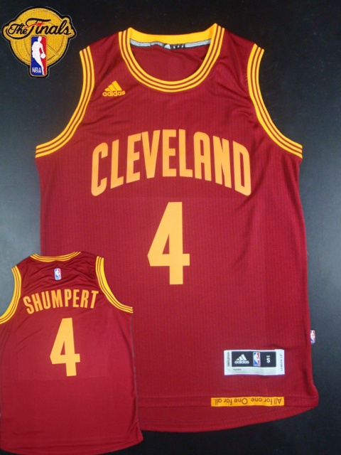 Cavaliers 4 Shumpert Red 2015 NBA Finals New Rev 30 Jersey - Click Image to Close