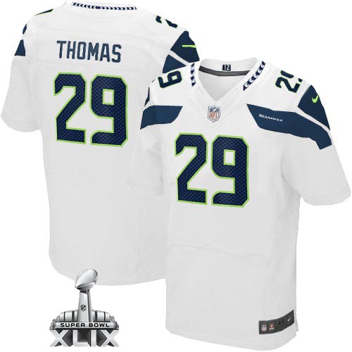 Nike Seahawks 29 Thomas White Elite 2015 Super Bowl XLIX Jerseys