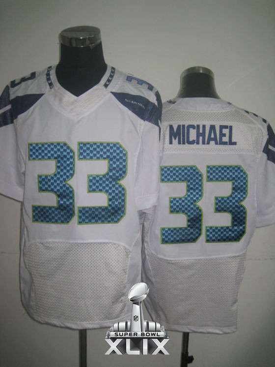 Nike Seahawks 33 Michael White Elite 2015 Super Bowl XLIX Jerseys