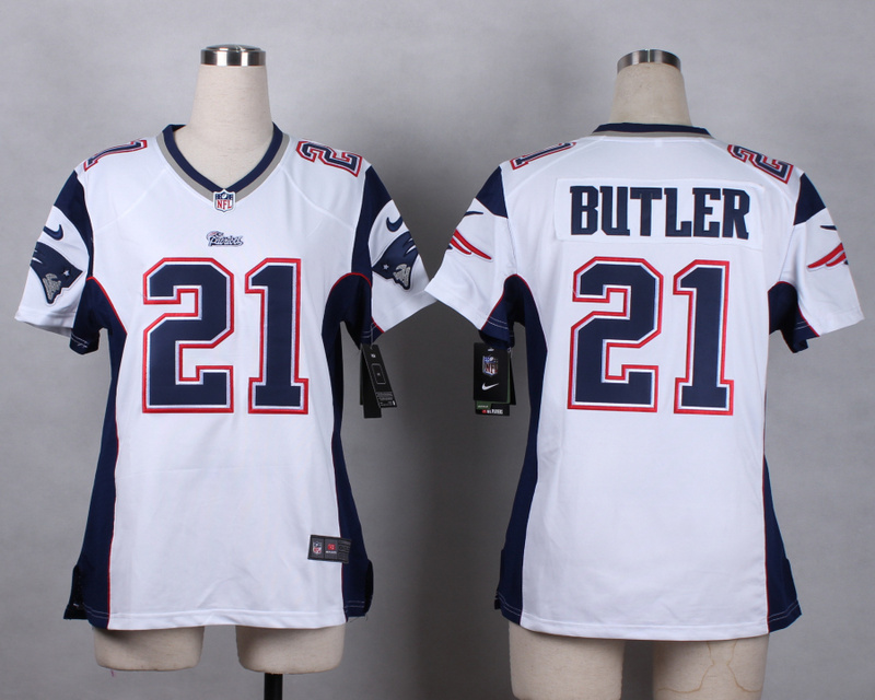 Nike Patriots 21 Butler White Women Game Jerseys
