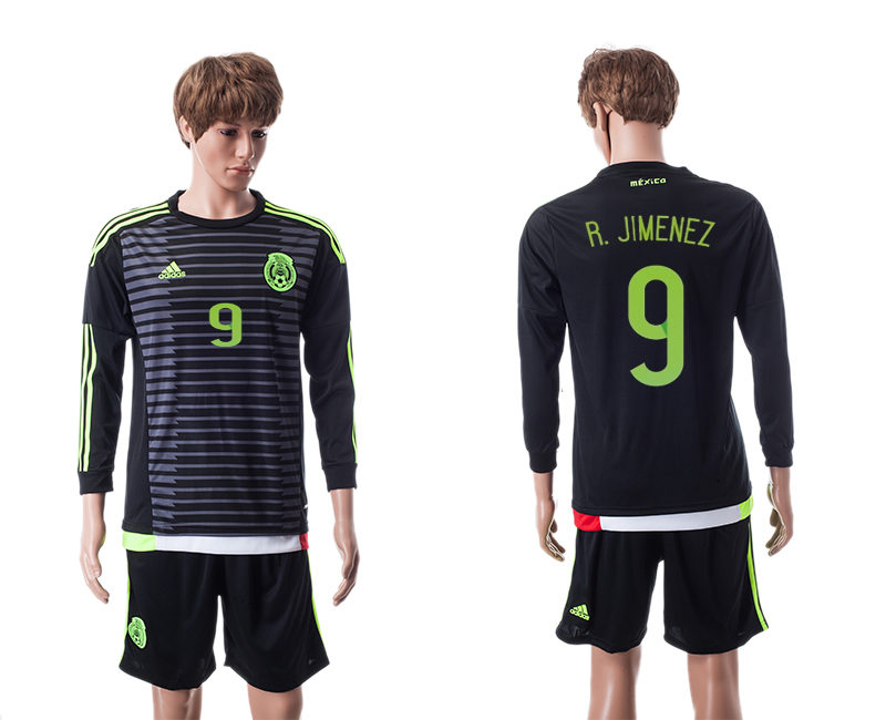 2015-16 Mexico 9 R.Jimenez Home Long Sleeve Jerseys