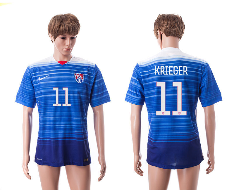 2015-16 USA 11 Krieger Away Thailand Jerseys