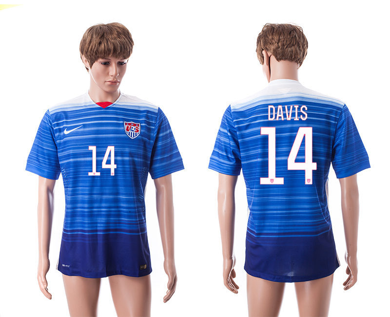 2015-16 USA 14 Davis Away Thailand Jerseys