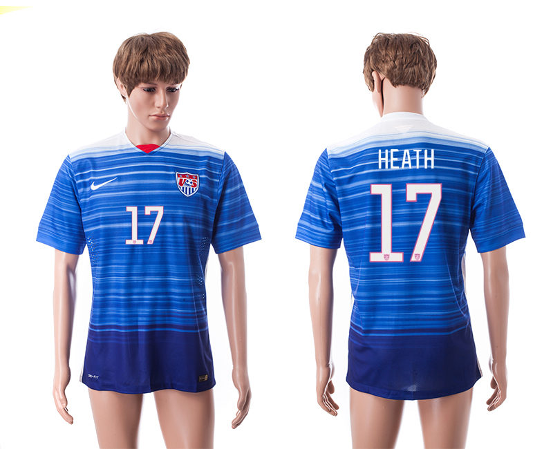 2015-16 USA 17 Heath Away Thailand Jerseys