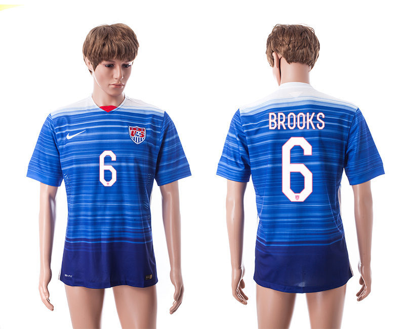 2015-16 USA 6 Brooks Away Thailand Jerseys