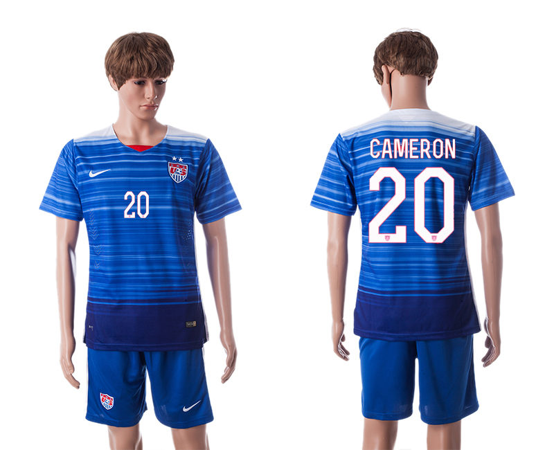 2015-16 USA 20 Cameron Away Jerseys