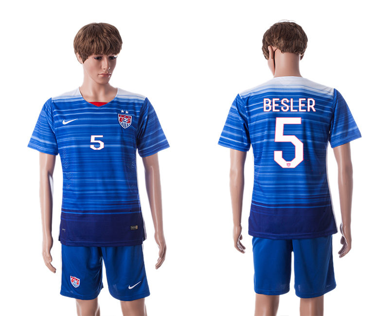 2015-16 USA 5 Besler Away Jerseys