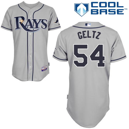 Rays 54 Geltz Grey Cool Base Jerseys