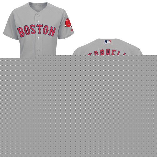 Red Sox 53 John Farrell Grey Cool Base Jerseys
