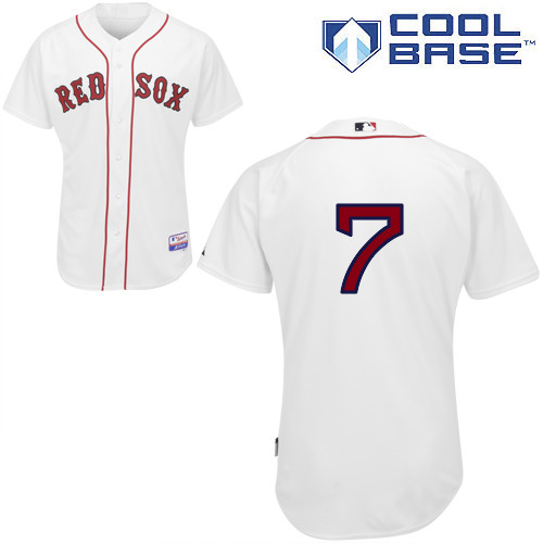 Red Sox 7 Christian Vazquez White Cool Base Jerseys