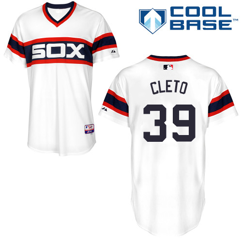 White Sox 39 Cleto White Cool Base Jerseys