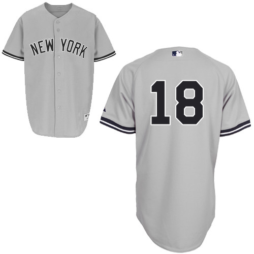 Yankees 18 Didi Gregorius Grey Cool Base Jerseys