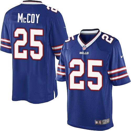 Nike Bills 25 LeSean McCoy Royal Blue Youth Game Jersey