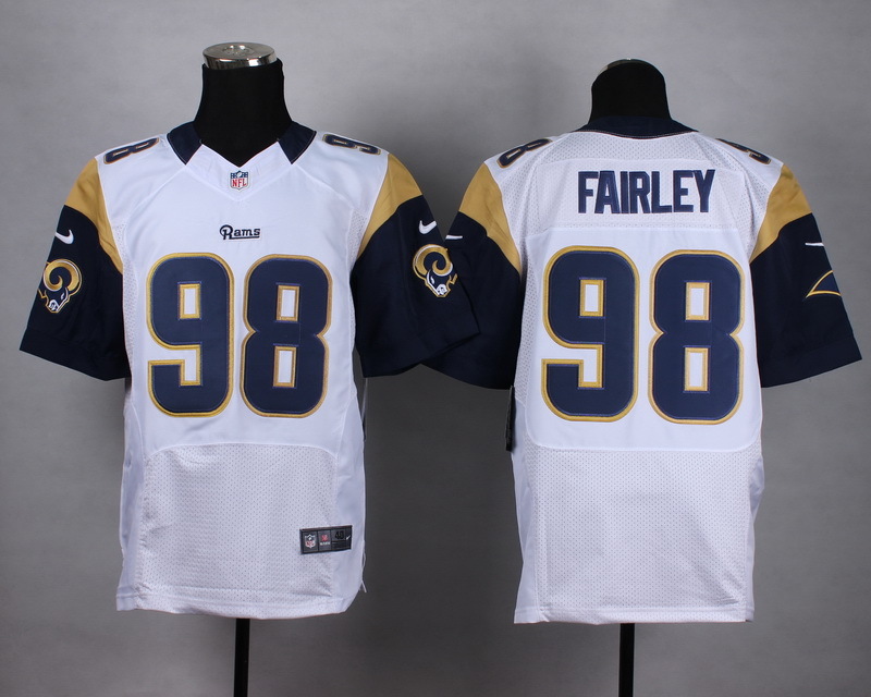 Nike Rams 98 Nick Fairley White Elite Jersey