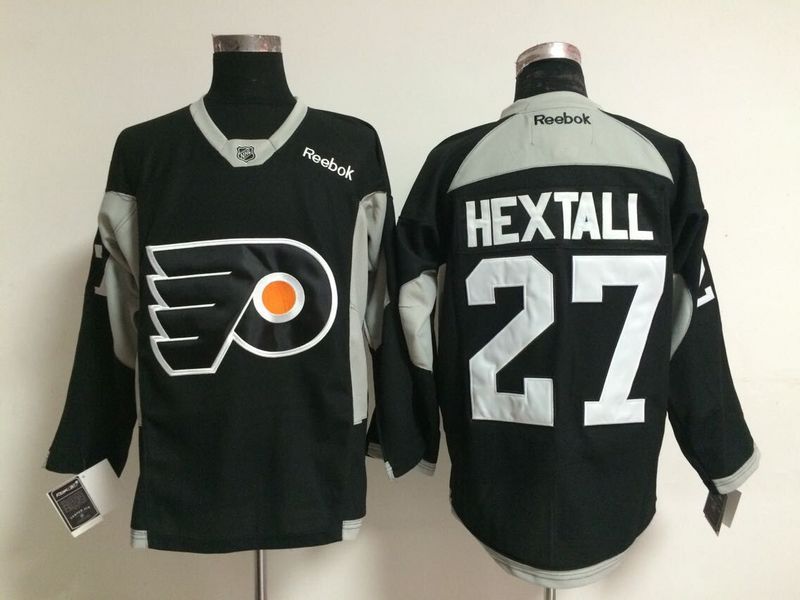 Flyers 27 Hextall Black Jerseys