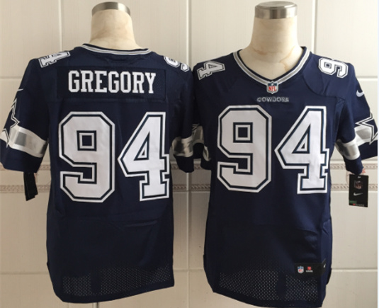 Nike Cowboys 94 Randy Gregory Blue Elite Jersey