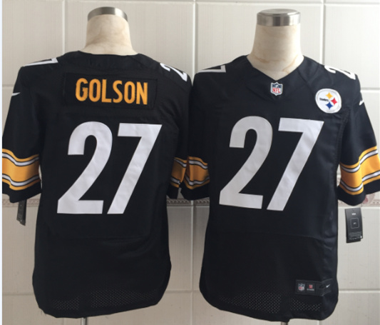 Nike Steelers 27 Senquez Golson Black Elite Jersey