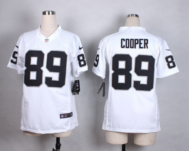 Nike Raiders 89 Amari Cooper White Women Game Jersey