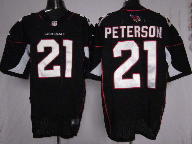 Nike Cardinals 21 Peterson Black Elite Big Size Jersey