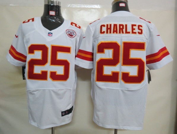 Nike Chiefs 25 Charles White Elite Big Size Jersey