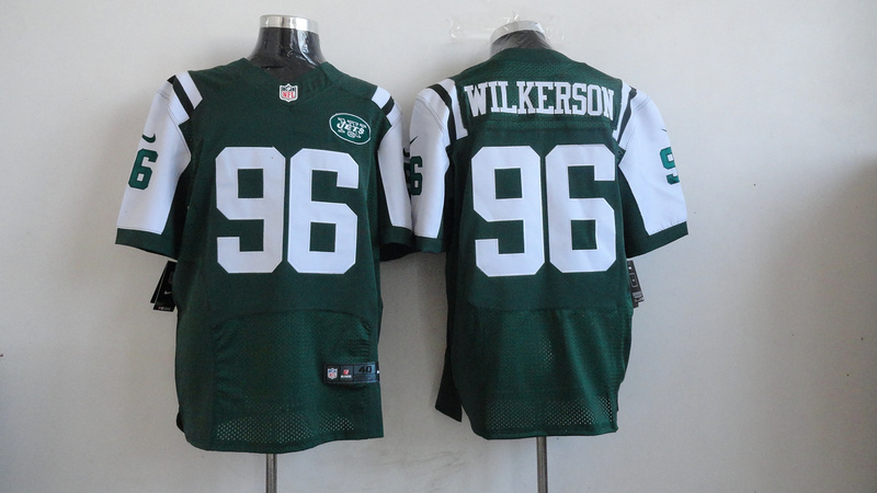Nike Jets 96 Wilkerson Green Elite Big Size Jersey
