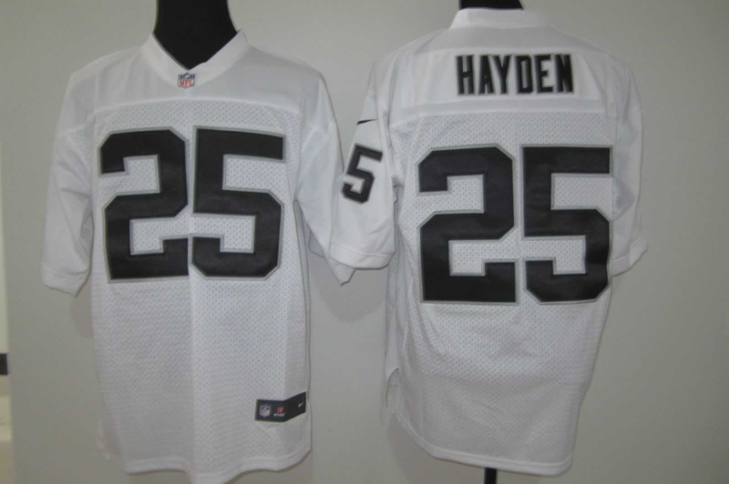 Nike Raiders 25 Hayden White Elite Big Size Jersey Nike Raiders 25 Hayden White Elite Big Size Jersey